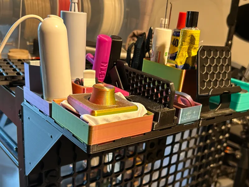 4x4 Gridfinity Shelf for OpenGrid Multiconnect