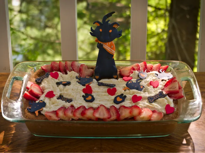 Cake Toppers of Doki Amber Doge, DAD, Dokibird