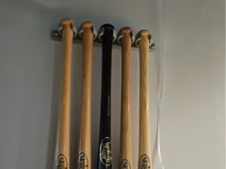 Mini souvenir baseball bat holder