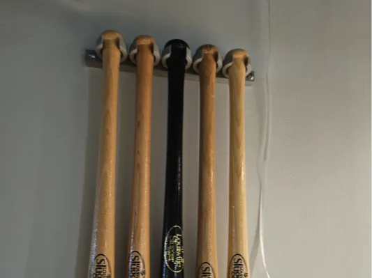 Mini souvenir baseball bat holder