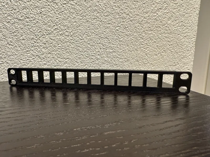 10" Patch Panel Bracket for 12 Keystones 2/3U