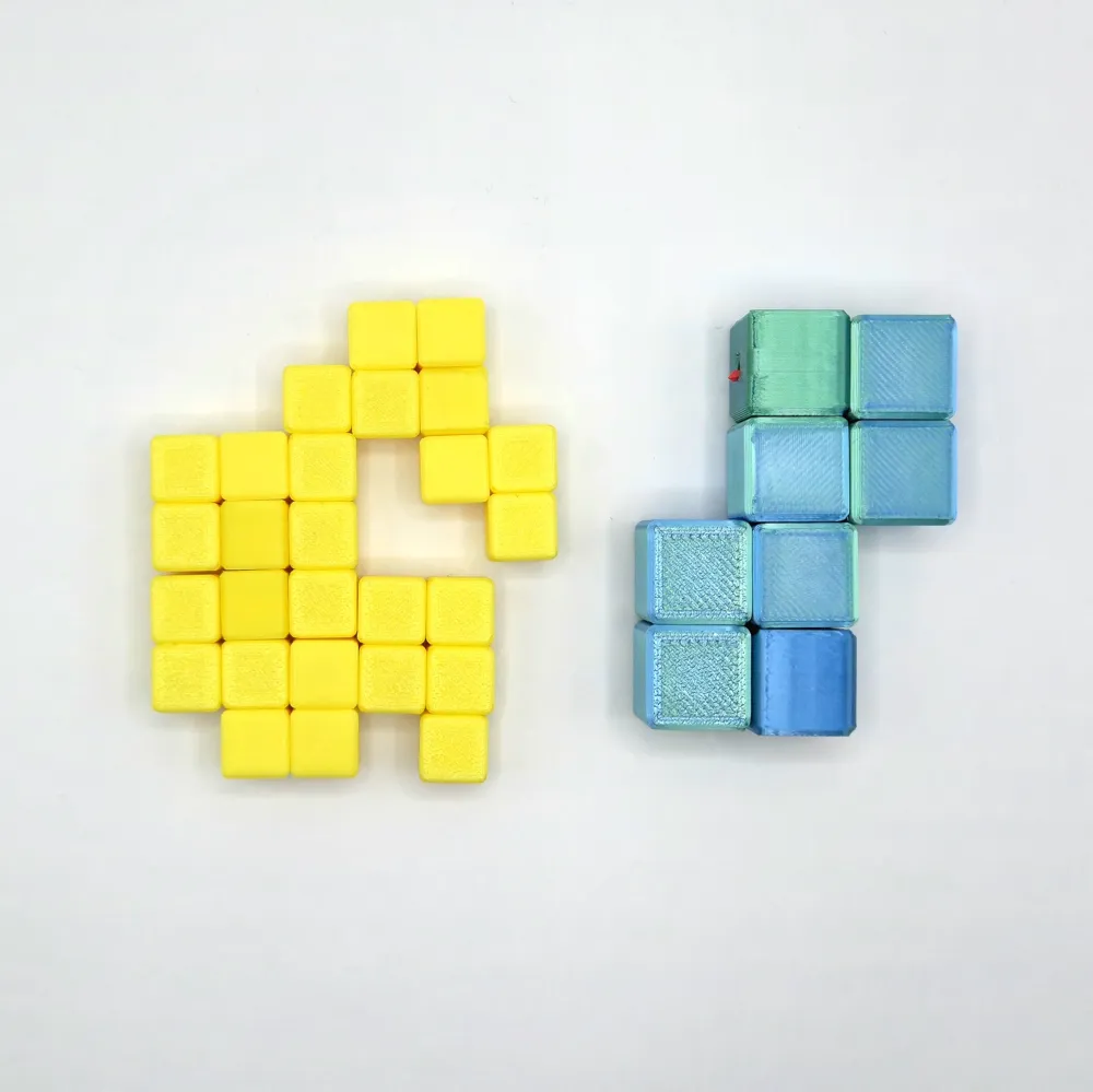 Cube Snake Puzzle - Free 3D Print Model - MakerWorld