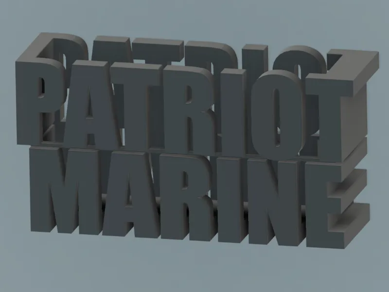 Patriot Marine Business Card Holder