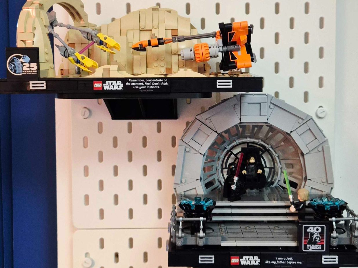 Star Wars Legos Diorama Wall/Skadis Mount/Display