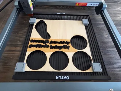 Laser Engraving Material Risers