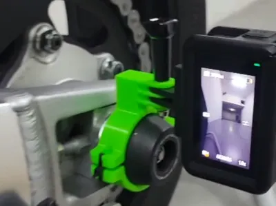 Go Pro holder for wheel slider Aprilia RSV4