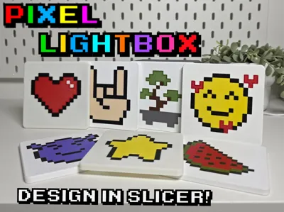 Customizable Pixel lightbox