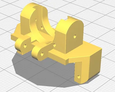 Scx24 servo mount Injora 4-link