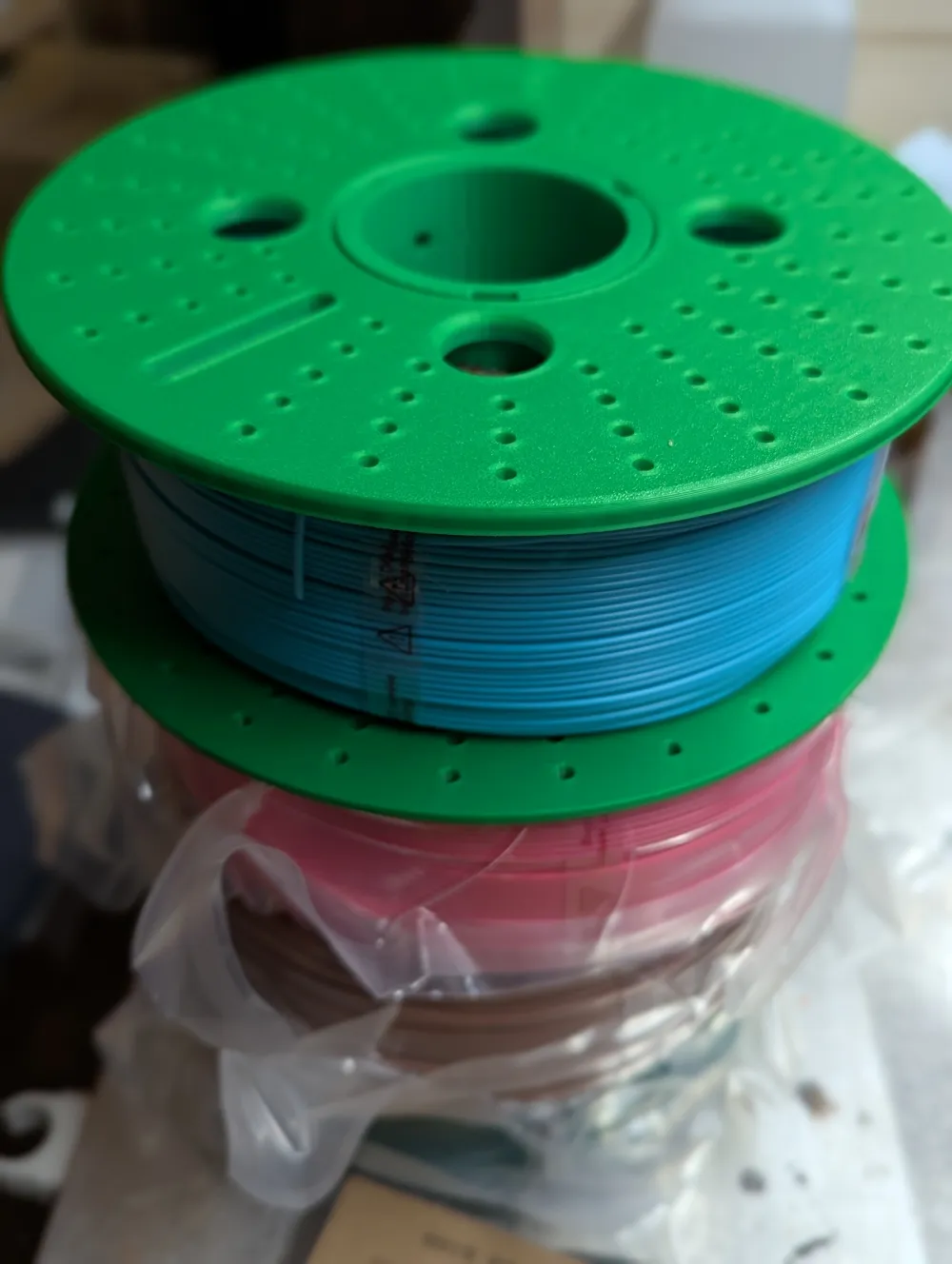 2-part empty filament spool with bayonet closure - Free 3D Print Model ...
