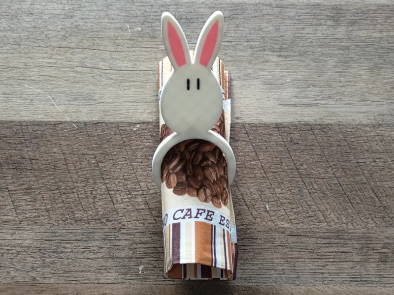 Easter Bunny napkin ring / Simple