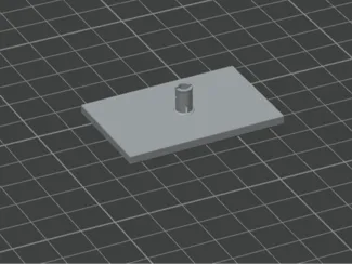 Train Plate 4 x 6 Bogie without Reinforcement