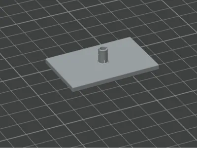 Train Plate 4 x 6 Bogie without Reinforcement