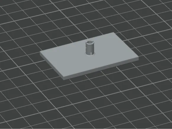 Train Plate 4 x 6 Bogie without Reinforcement