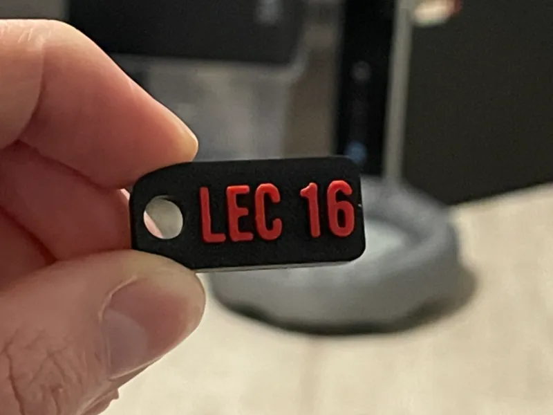 Leclerc 16 Schlüsselanhänger (LEC16)