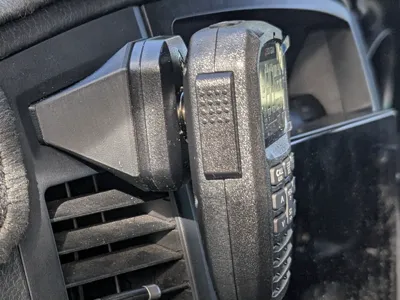 Pajero radio mount for eco gear/GME