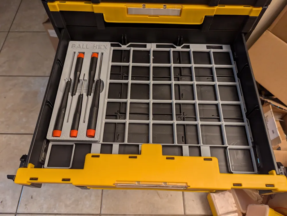 Gridfinity Tstak two drawer lightweight base - Free 3D Print Model ...