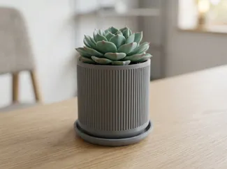 Plant Pot with Drip Tray