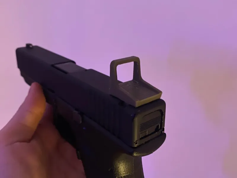 Minimal Raised Sight for G17 Airsoft