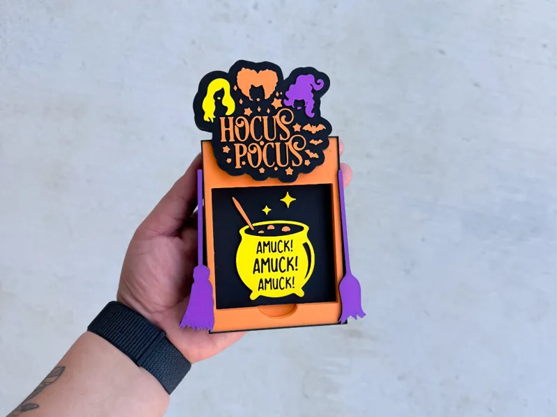 Hocus Pocus Amuck Sticky Note holder