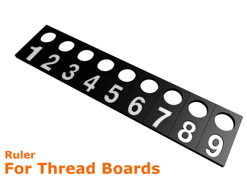 Ruler / Lineal for Threadboard