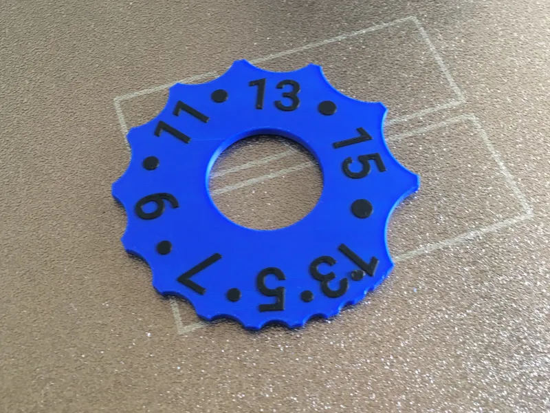 Fillet radius gauge 1-16mm (no AMS needed)