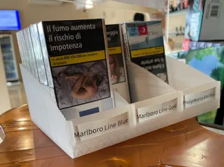 Espositore sigarette slim