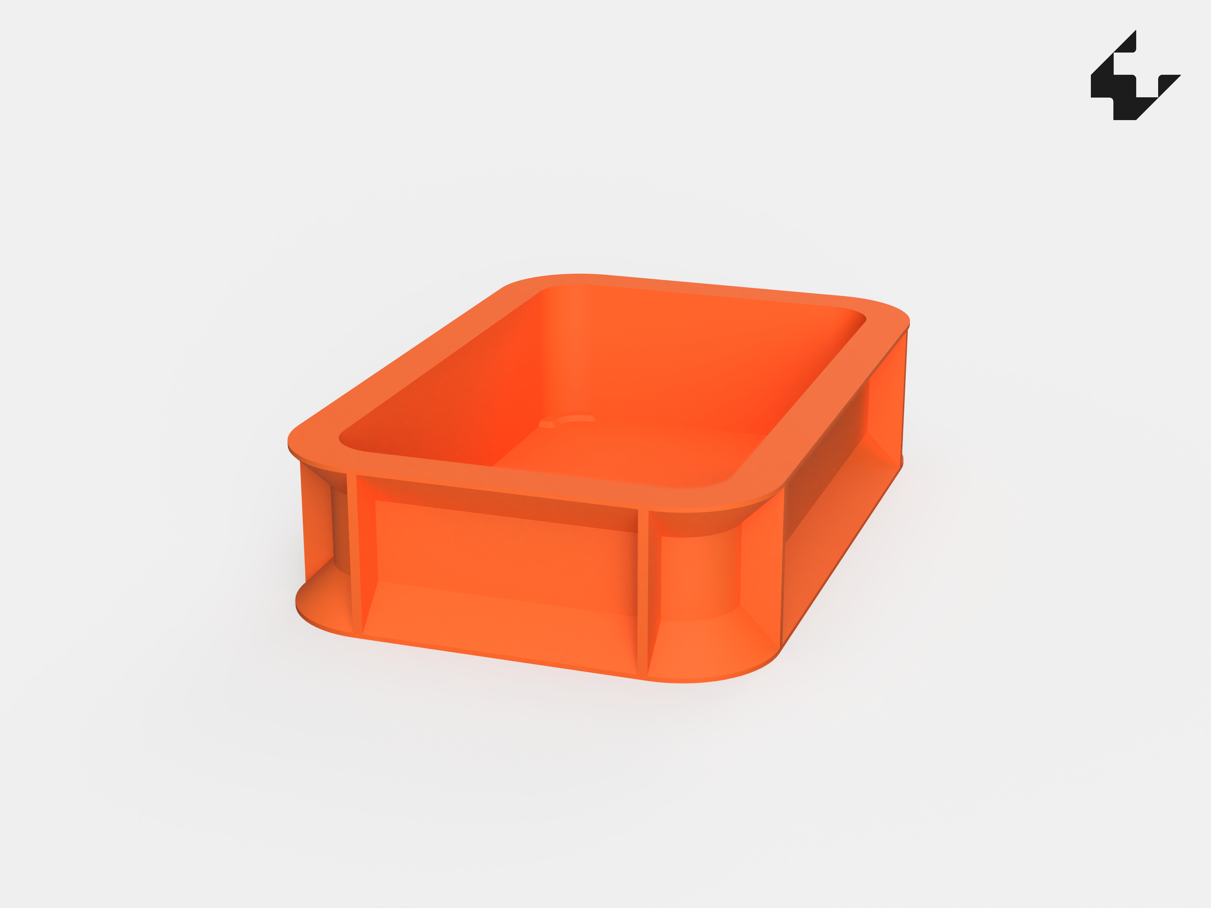 Miniatura 4 do modelo 3D Stackable Storage Boxes | Modular & Clean