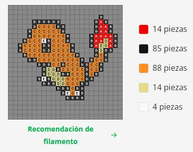 CHARMANDER 004 PIXEL by Pokemaniaco - MakerWorld