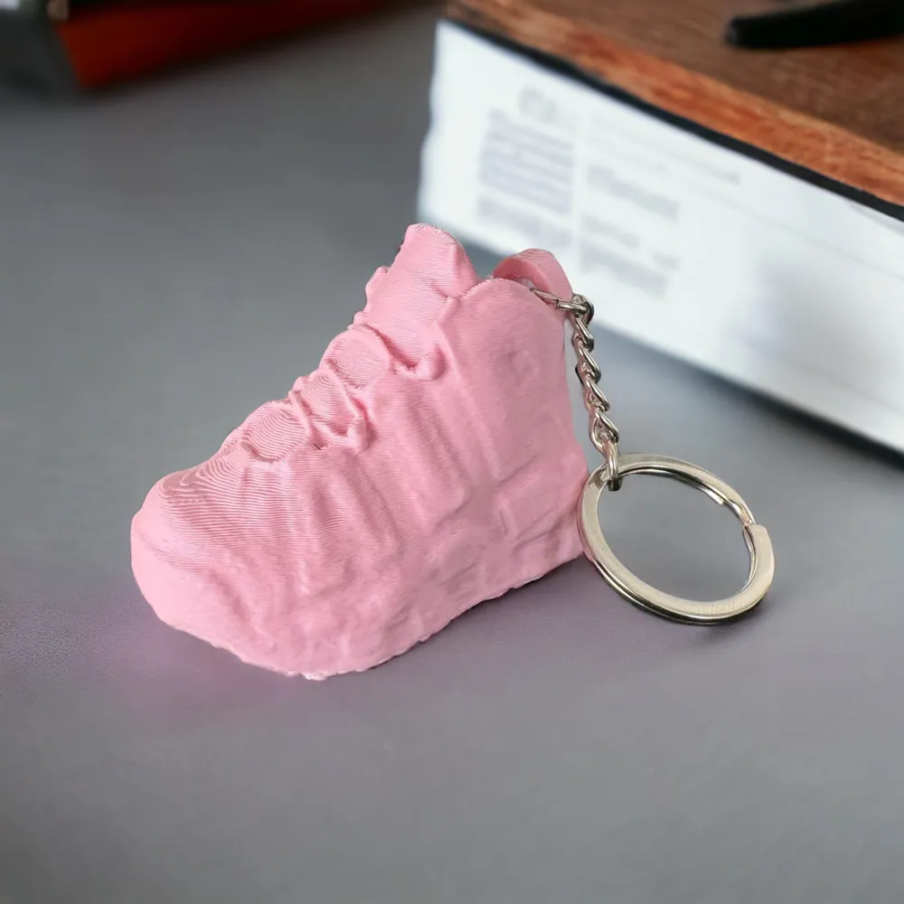 nike keychain in shoe