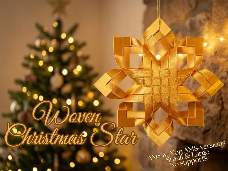 Woven Christmas Star