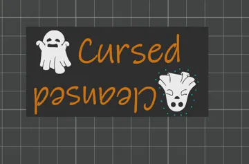 Accesorio para boquillas: Halloween Clean/Dirty Dishwasher Magnet — vista de referencia 3