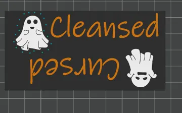 Accesorio para boquillas: Halloween Clean/Dirty Dishwasher Magnet — vista de referencia 2