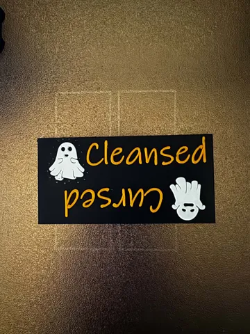 Accesorio para boquillas: Halloween Clean/Dirty Dishwasher Magnet — vista de referencia 4