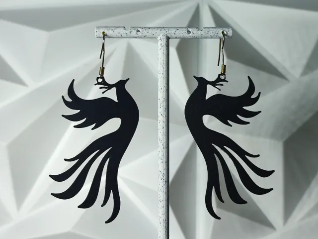 Aretes Fénix Nocturno