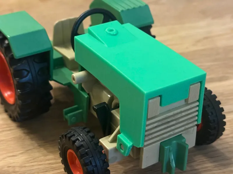 Ersatzteil Motorhaube für Playmobil Traktor (1977)