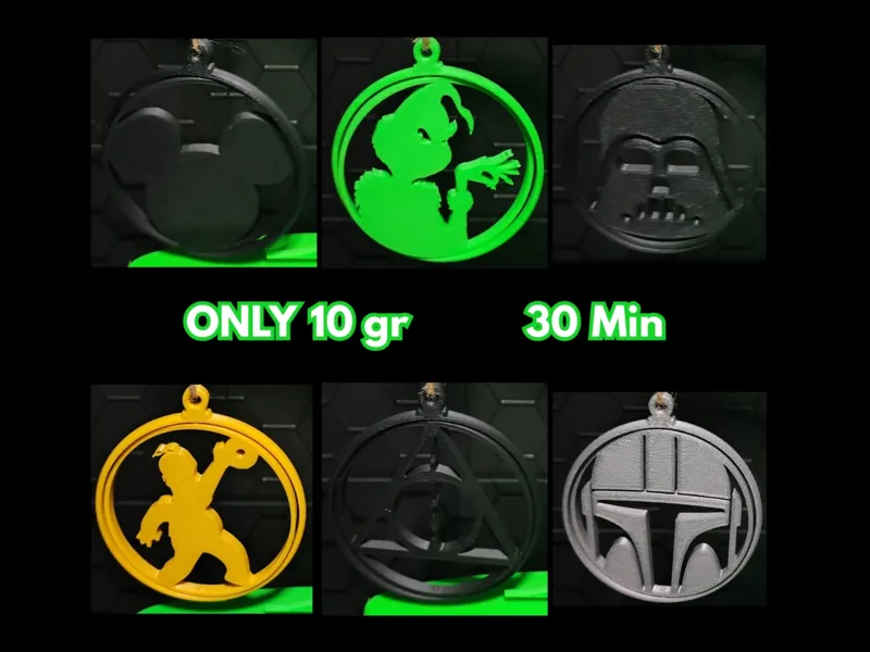Movies Xmas ornament pack (Geek Tree edition)