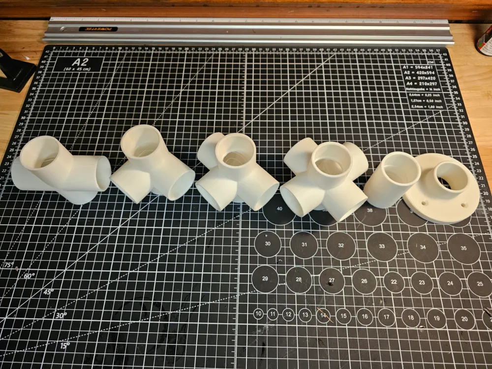 1 inch Decorative Pipe Fittings by morales07302 MakerWorld