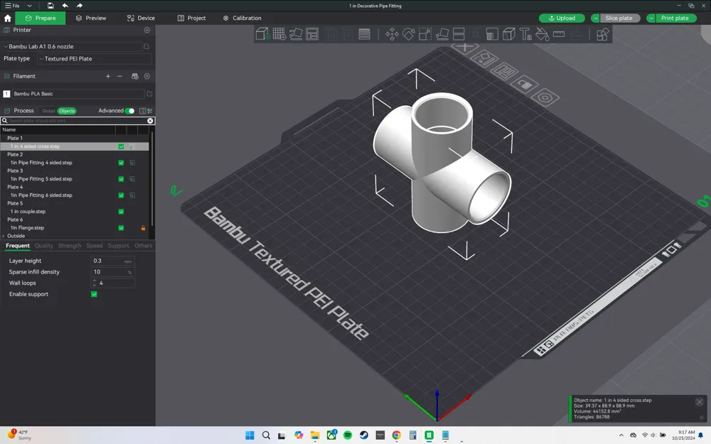 1 inch Decorative Pipe Fittings by morales07302 MakerWorld