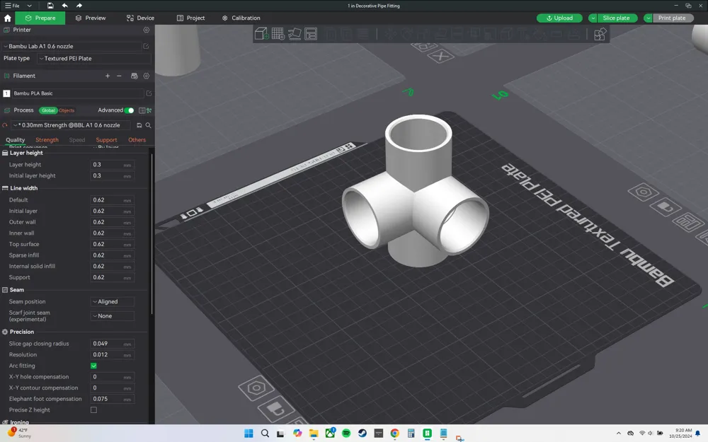 1 inch Decorative Pipe Fittings by morales07302 MakerWorld