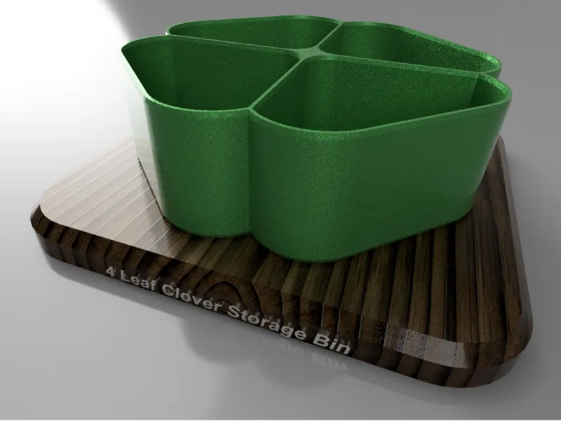 4 Leaf Clover Storage bin