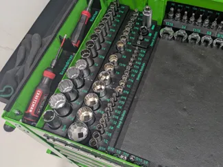 US General 5 Drawer SAE Socket Organizer