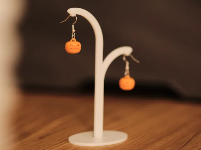 Jack O Lantern Halloween Earrings