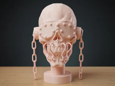 Megadeath Vic Rattlehead Skull Model