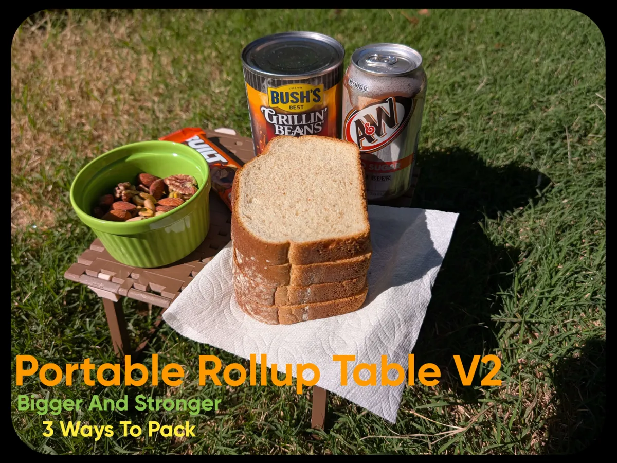 Portable Rollup Table V2 by KMM MakerWorld: Download Free 3D Models - 3D model önizlemesi