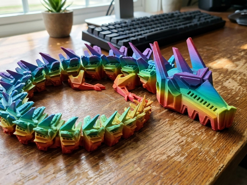 Flexi Articulated Mecha Dragon