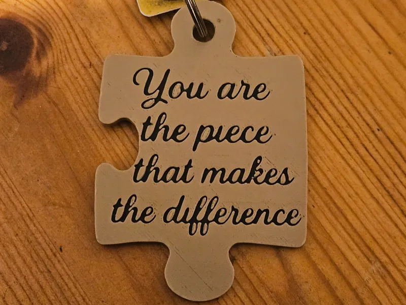 Your the Piece Keychain