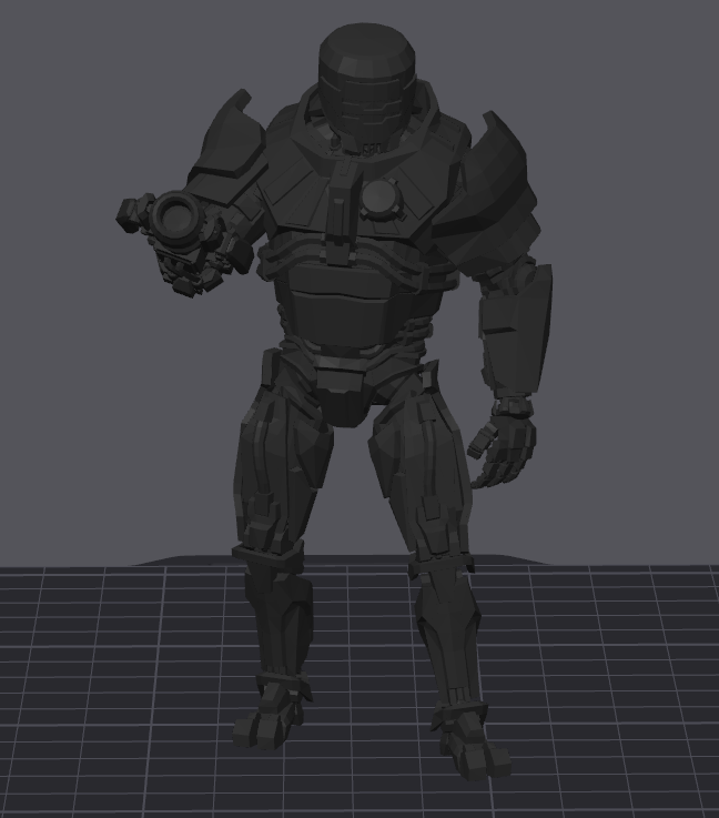 Miniatura 2 do modelo 3D Cyborg Agitator