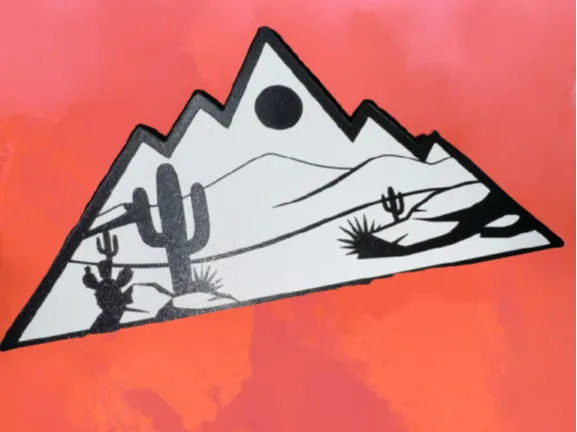 Desert Mountain Lightbox
