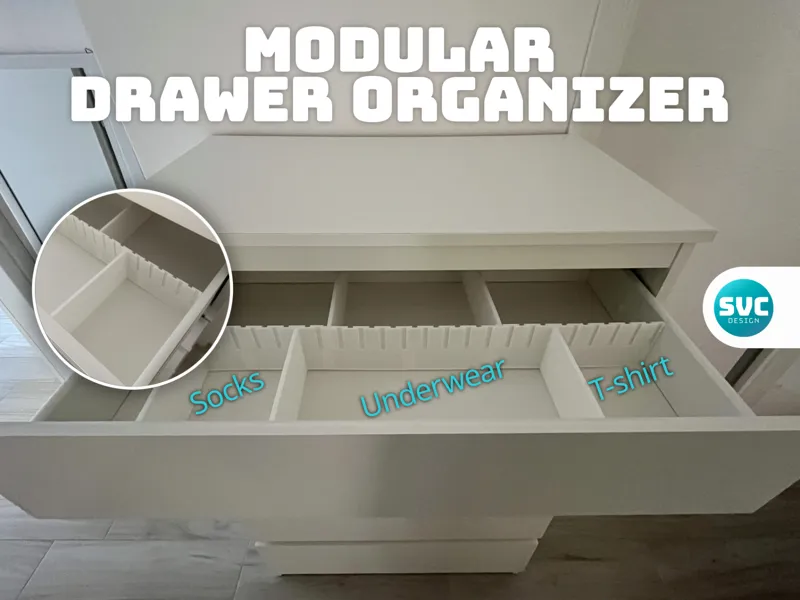 Modular drawer organizer