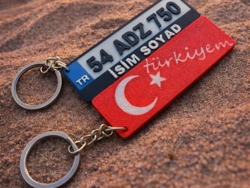 TÜRKİYE BAYRAKLI ANAHTARLIK